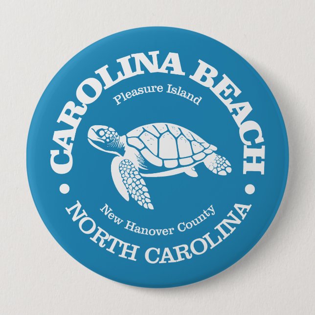 Carolina Beach (Meeresschildkröte) Button (Vorderseite)