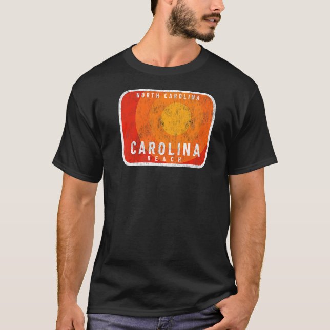 Carolina Beach NC Summertime Vacationing Hot Sunsh T-Shirt (Vorderseite)