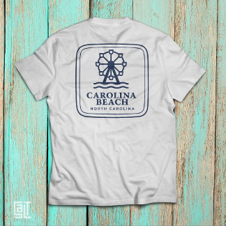 Carolina Beach North Carolina Riesenrad und Meer T-Shirt