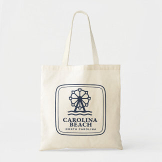 Carolina Beach North Carolina Riesenrad und Meer Tragetasche
