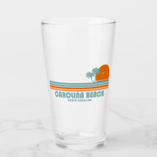 Carolina Beach North Carolina Sun Palm Trees Glas