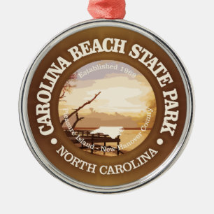Carolina Beach SP Ornament Aus Metall