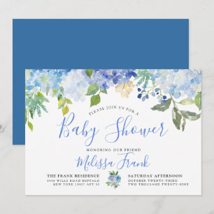 Carolina Bloom Einladung der Babydusche