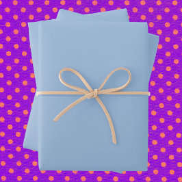 Carolina Blue Solid Color Geschenkpapier Set