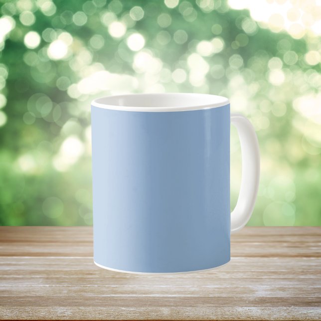 Carolina Blue Solid Color Kaffeetasse (Von Creator hochgeladen)