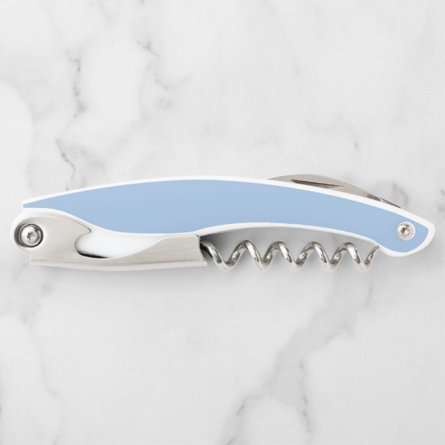 Carolina Blue Solid Color Kellnermesser (Vorderseite)
