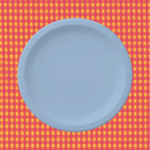 Carolina Blue Solid Color Pappteller