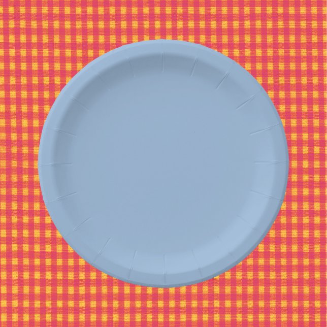 Carolina Blue Solid Color Pappteller (Von Creator hochgeladen)
