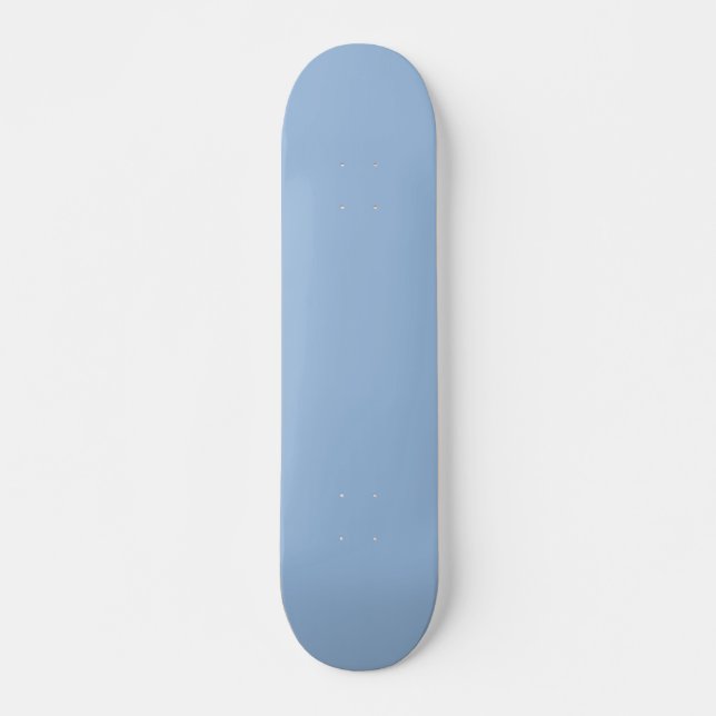 Carolina Blue Solid Color Skateboard (Vorne)