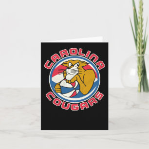 Carolina Cougars Aba Basketball Mascot Karte