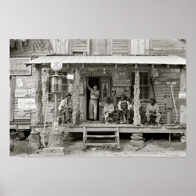 Carolina Country Store, 1939. Vintages Foto Poster (Vorne)