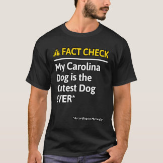Carolina Dog Hund Funny Fact Karo T-Shirt