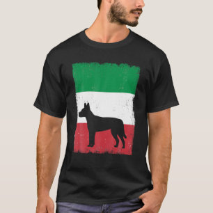 Carolina Dog Italien Flagg Italienische Vintage Ma T-Shirt