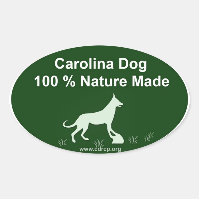 Carolina Dog Sticker (Vorderseite)