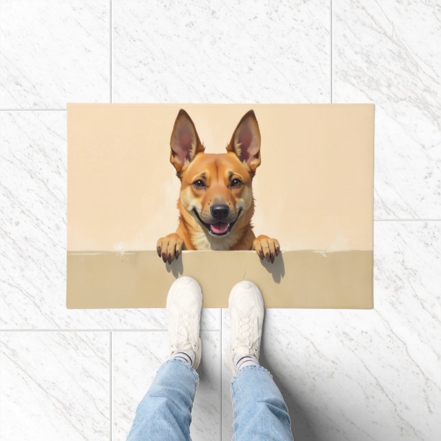 Carolina Dog Türmatte Kunst (Indoor)