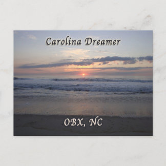 Carolina Dreamer OBX NC Sunrise Postkarte
