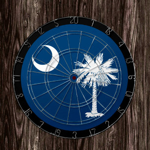 Carolina Flag Dartboard & South Carolina / game Dartscheibe