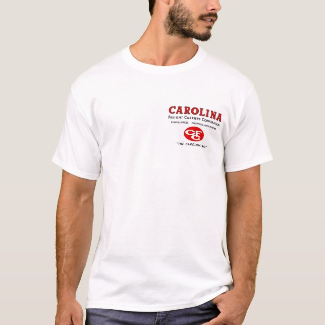 Carolina Frachtführer Vintager T - Shirt (Vorderseite)