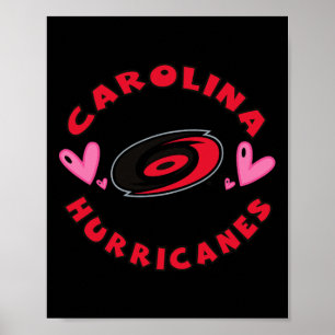 Carolina Hurricanes Valentine Hearts Nhl Offiziell Poster