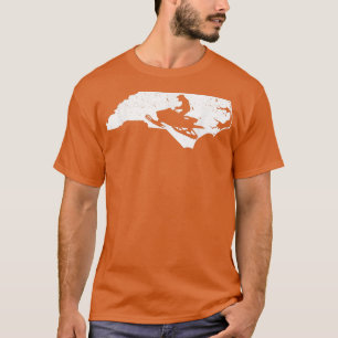 Carolina North Snowmobile Reiten Wintersport Sno T-Shirt