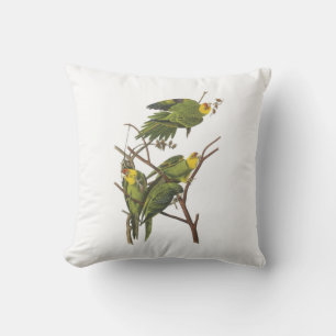 Carolina Parakeet von Audubon Kissen