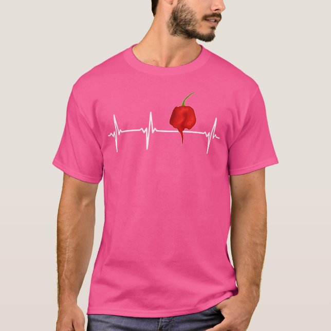Carolina Sensenmann Heartbeat Pepper T-Shirt (Vorderseite)