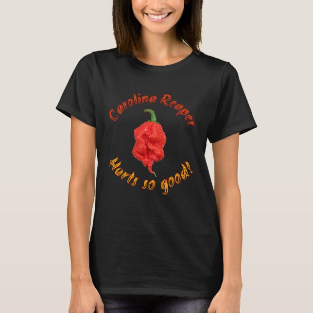Carolina Sensenmann Hurso guten Chili Pepper T-Shirt (Vorderseite)