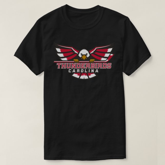 Carolina Thunderbirds Aufkleber T-Shirt (Design vorne)