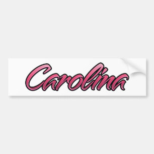 Carolina verblasst pink Aufkleber Sticker Autoaufkleber