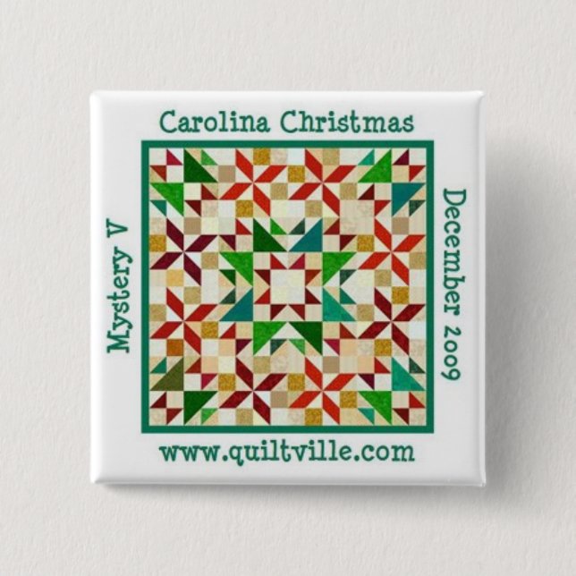 Carolina-WeihnachtsButton Button (Vorderseite)