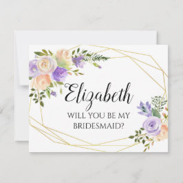 Carolina wird meine Bridesmaid-Vorschlagskarte sei Dankeskarte