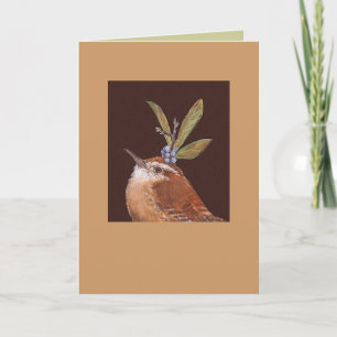 Carolina wren card, Fonzie Karte