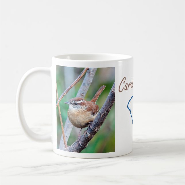 Carolina-Zaunkönig-Tasse Tasse (Links)