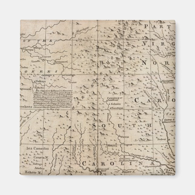 Carolinas und Georgia Magnet (Vorne)