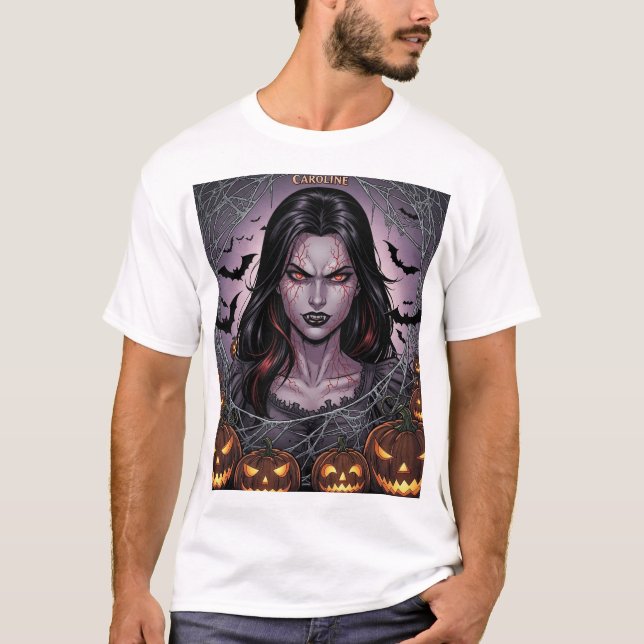 Caroline Forbes - Die Vampirtagebücher Inspiriert T-Shirt (Vorderseite)