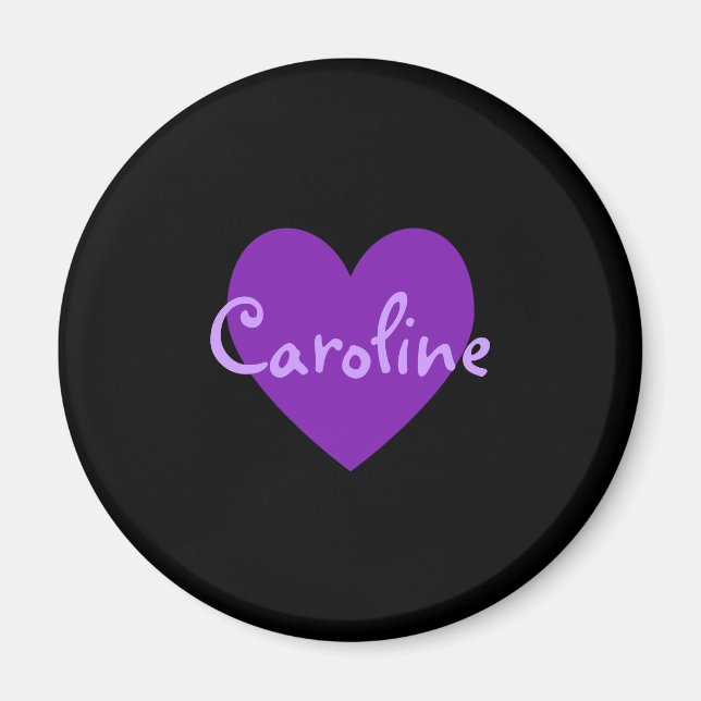 Caroline in Lila Magnet (Vorne)