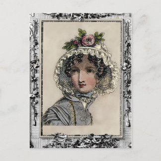Caroline, Jane Austen inspiriert, Bücherliebhaber Postkarte