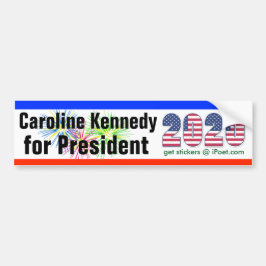 CAROLINE KENNEDY FÜR PRÄSIDENTENAutoaufkleber 2020 Autoaufkleber