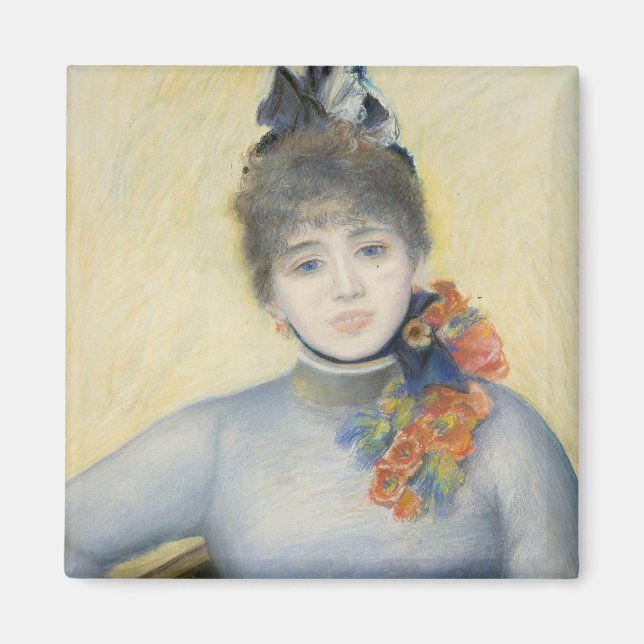 Caroline Remy ("Severine"), c.1885 Magnet (Vorne)