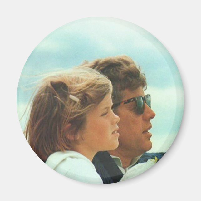 Caroline und John F. Kennedy Magnet (Vorne)
