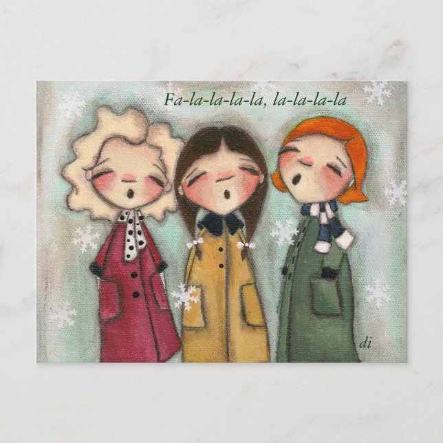 Caroling, Caroling - Postkarte (Vorderseite)