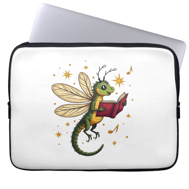Caroling Dragonfly Laptopschutzhülle (Vorderseite)