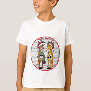Caroling Horses - 'Mare'y Christmas T-Shirt