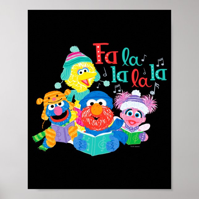 Caroling Sesame Street  Poster (Vorne)