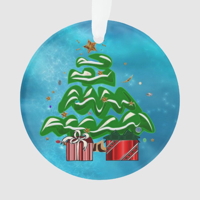 Caroling Snowman Ornament (Vorderseite)