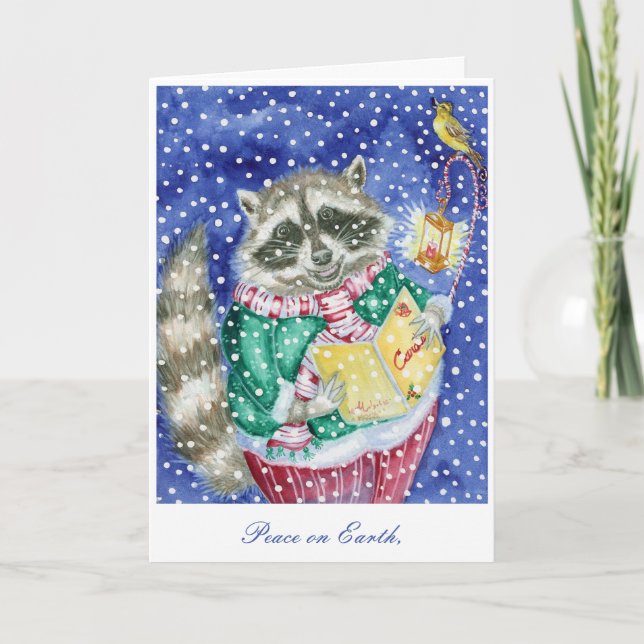 "Caroling"-Urlaubskarte Karte (Vorderseite)