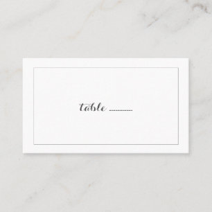 Carolyna Wedding Escort Karten