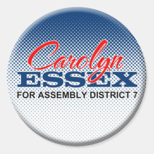 Carolynscandidatelogo Runder Aufkleber