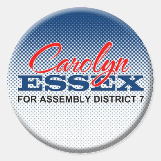 Carolynscandidatelogo Runder Aufkleber