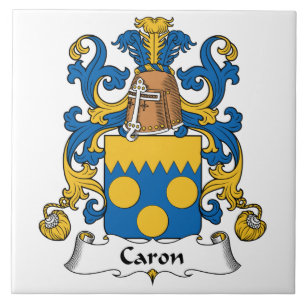 Caron Familienwappen Fliese